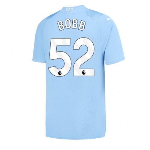 Fotbalové Dres Manchester City Oscar Bobb #52 Domácí 2023-24 Krátký Rukáv